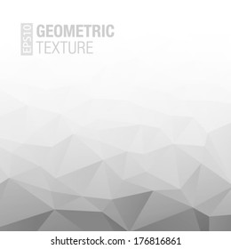 Abstract Gradient Gray White Geometric Background. Vector Illustration