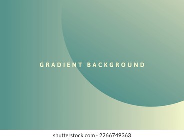 abstract gradient green background with circles