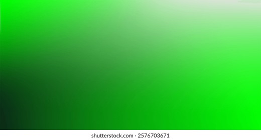 Abstract Gradient Green Background with Vibrant and Gradual Shades