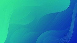 Abstract Gradient  Green Blue  Liquid Background. Modern  Background Design. Dynamic Waves. Fluid Shapes Composition.  Fit For Website, Banners, Brochure, Posters