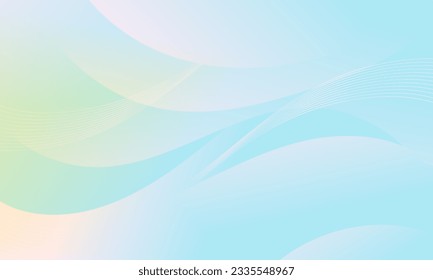 Resumen Fondo líquido gradiente verde azul. Diseño de fondo moderno. Ondas dinámicas. Composición de formas fluidas.  Apto para sitio web, banners, folletos, afiches