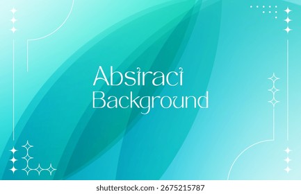 Abstrakter Farbverlauf Grünblau flüssiger Hintergrund. Modernes Hintergrunddesign. Dynamische Wellen Flüssigformzusammensetzung. Fit für Website, Banner moderne Kunst