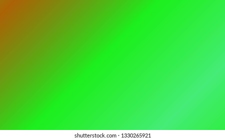 Abstract gradient green brown color background. Blurred colorful. Vector illustration. For banner template, flyer, invitation card