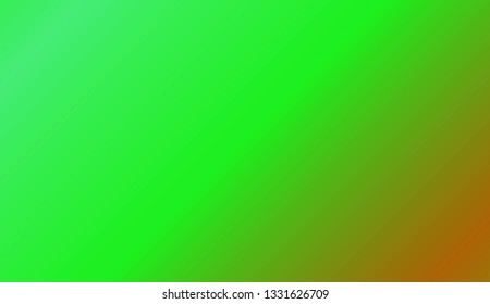 Abstract gradient green brown color background. Blurred colorful. Vector illustration. For banner template, flyer, invitation card
