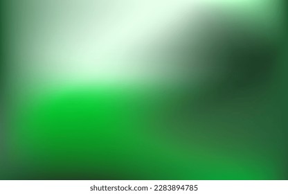 Abstract gradient green color background vector