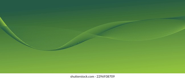 Abstract gradient green color background wallpaper. Light Green banner website template. Design for presentation Banner, vector