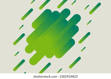 Gradiente abstracto color verde salpicar gráfico geométrico. Ilustración de vectores para el cartel y la presentación de fondo