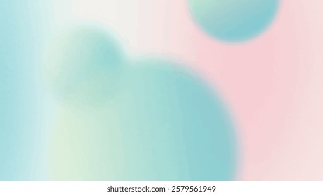 Abstract gradient green pink desktop wallpaper