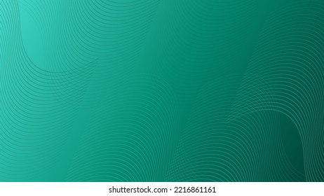 Fondo de onda verde de gradiente abstracto