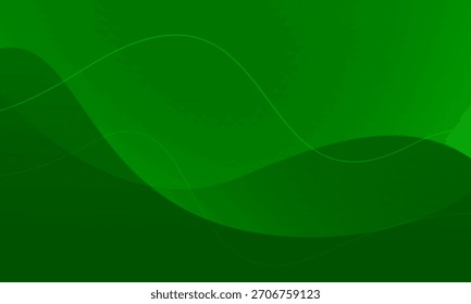 Fondo de onda verde degradado Abstractas. Vector Eps10