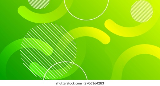 Fondo de color verde y amarillo degradado Abstractas. Diseño de fondo abstracto. Ilustración vectorial.