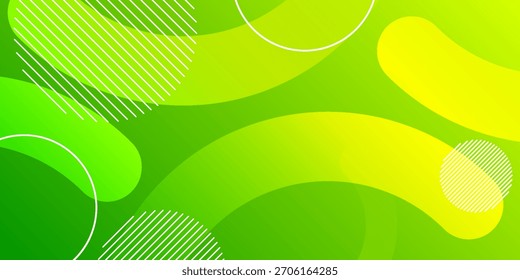 Fondo de color verde y amarillo degradado Abstractas. Diseño de fondo abstracto. Ilustración vectorial.