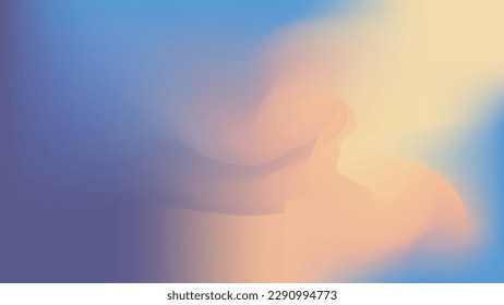 abstract abstract gradient of green, yellow, Orange and Pink soft multicolored background. modern horizontal gradient. can be used for background, banner, poster, or etc.