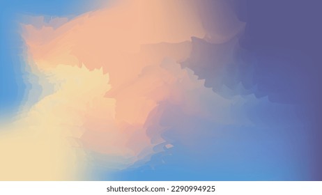 abstract abstract gradient of green, yellow, Orange and Pink soft multicolored background. modern horizontal gradient. can be used for background, banner, poster, or etc.