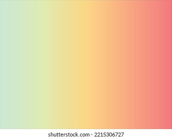 Gradiente abstracto de fondo verde amarillo y rojo, suave multicolor. Diseño horizontal moderno para aplicaciones móviles.