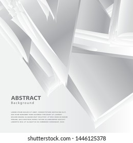 Abstract Gradient Grey and White like a Paper Background