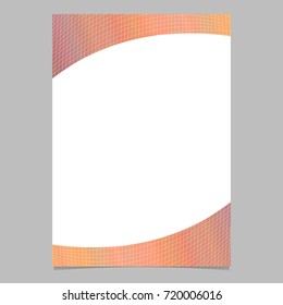 Abstract gradient grid brochure template background design - vector flyer graphic on white background