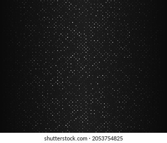 Abstract gradient halftone background. Background from gray and black dots of different sizes.