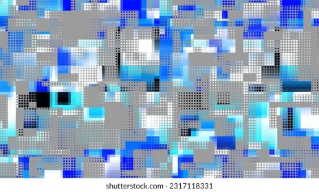Abstract gradient halftone dots background. Vector illustration