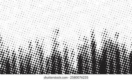 abstract gradient halftone dots background Pop art template texture Vector illustration