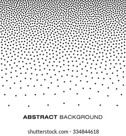 Abstract Gradient Halftone Dots Background, vector illustration 