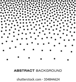 Abstract Gradient Halftone Dots Background, vector illustration 