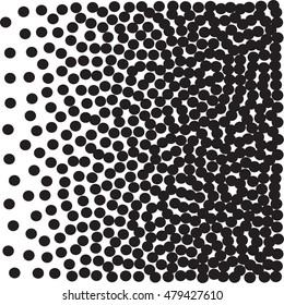 abstract gradient halftone fine dotted, vector pattern background