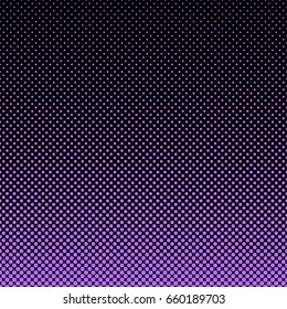 Abstract gradient halftone pattern background design from purple circles - vector graphic