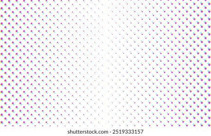 Abstract Gradient Halftone Pattern Vignette Edges Transparent Texture Image Filter Overlay Effect Vector PNG