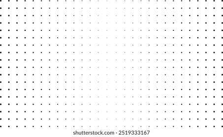 Abstract Gradient Halftone Pattern Vignette Edges Transparent Texture Image Filter Overlay Effect Vector PNG