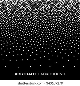 Abstract Gradient Halftone Snow Flake Dots Background, vector illustration 