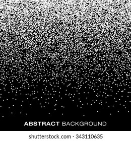 Abstract Gradient Halftone Snow Flake Dots Background, vector illustration 