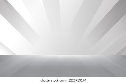 Abstract gradient halftone white and grey background. Decorative website layout or poster. Vector illustration
