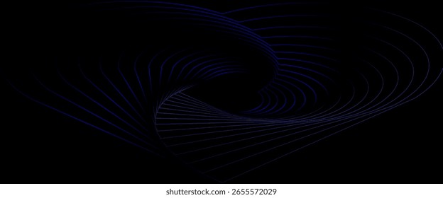 Diseño Abstractas del corazón del gradiente con las líneas radiantes en el fondo oscuro. ilustración del Vector, negocio, Anuncio, Sitio web