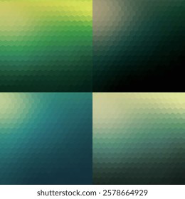 abstract gradient hexagon mosaic texture pattern cover background