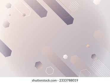 Abstract gradient hexagonal background. Vector illustration.