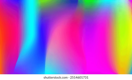 Gradiente Abstractas. Malla Hipster. Fondo de desenfoque púrpura. Fondo del holograma. Textura perlescente. Ilustración de geometría brillante. Formas retro. Papel Unicornio. Gradiente Abstractas violeta