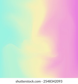 Gradiente Abstractas. Fondo del holograma. Malla de arco iris. Textura de desenfoque púrpura. Fondo holográfico. Concepto retro. Fondo de holografía de neón. Vibrante volante. Degradado Abstractas azul