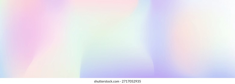 Abstract Gradient. Hologram Background. Violet Soft Texture. Plastic Paper. Neon Creative Template. Cosmos Card. Iridescent Background. Retro Image. Pink Abstract Gradient