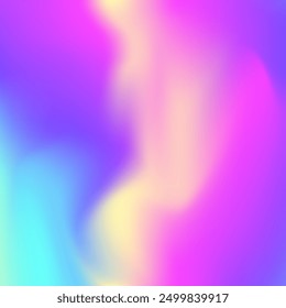 Abstract Gradient. Hologram Texture. Pearlescent Background. Liquid Paper. Blue Pop Texture. Soft Shapes. Blur Spectrum Template. Kawaii Foil. Purple Abstract Gradient