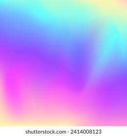 Abstract Gradient. Holographic Texture. Iridescent Background. Hipster Flyer. Plastic Mesh. Neon Shapes. Pink Soft Background. Pop Creative Illustration. Blue Abstract Gradient
