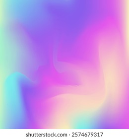 Abstract Gradient. Holographic Texture. Purple Metal Background. Fantasy Fluid. Cosmos Mesh. Hologram Texture. Neon Effect. Blur Geometric Invitation. Violet Abstract Gradient