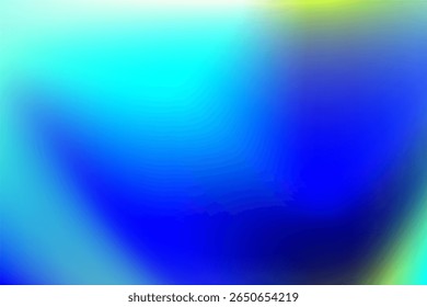 Abstract Gradient Horizon Featuring Vibrant Blue and Aqua Tones