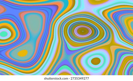 Abstract gradient horizons creating peaceful visual rhythm across interfaces smoothly everywhere