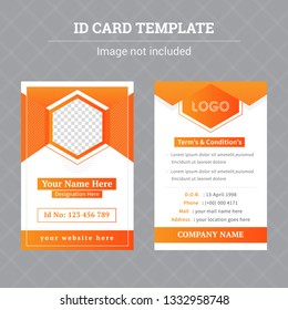 Abstract Gradient ID CARD design