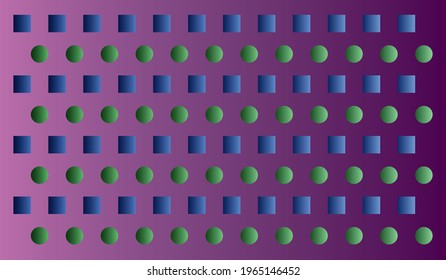 Abstract gradient illustration with geometric figures