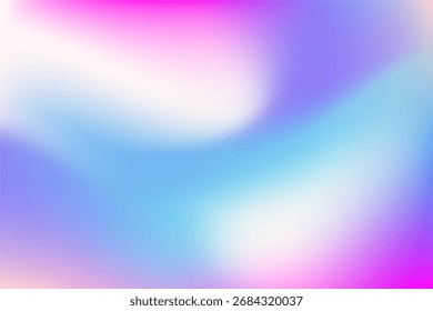 Imagem de gradiente abstrata com misturas suaves de rosa, roxo, azul e pêssego. Ideal para fundos, banners ou arte digital
