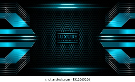 Abstract Gradient industrial background blue color