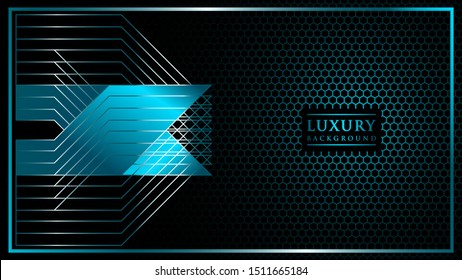 Abstract Gradient industrial background blue color