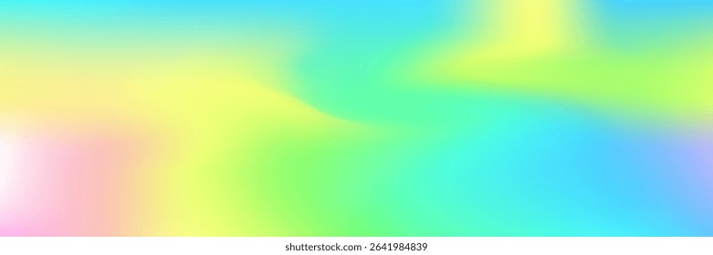 Abstract Gradient. Iridescent Background. Blur Geometry Invitation. Hippy Metal Texture. Trendy Paper. Soft Cover. Holographic Texture. Neon Design. Blue Abstract Gradient